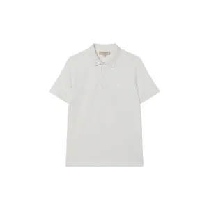 Burberry Мужская поло светло-серого цвета