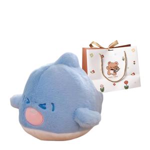 Мягкая игрушка акуленок плюшевая кукла высота 30см OU DI PIG