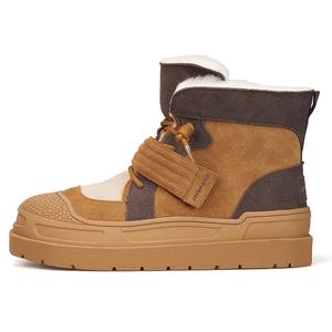 Термостойкие противоскользящие и устойчивые к истиранию короткие полусапожки ботинки для женщин Joy&Mario, коричневый