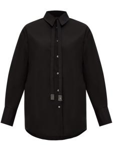 Рубашка Fabiana Filippi с галстуком, черный