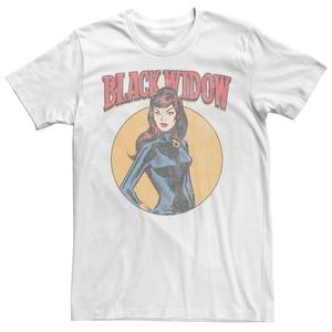 Мужская футболка Marvel Black Widow Licensed Character, белый