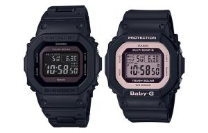 Унисекс парные часы серии Black CASIO