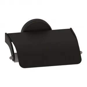 Держатель для туалетной бумаги с крышкой Paros El Corte Inglés, черный