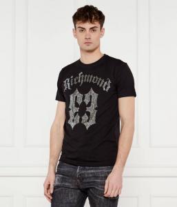 Футболка с бантом Slim fit Richmond X, черный