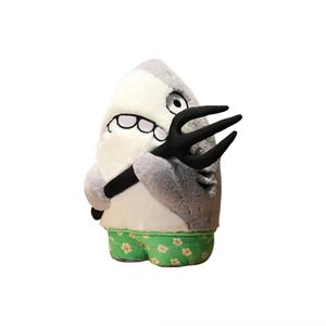 Акула вилка плюшевый кулон 12см высота Little Cucu