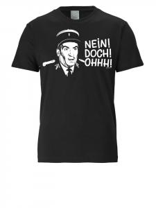 Футболка Logoshirt Le Gendarme de Saint Tropez Nein! Doch! Ohhh!, черный