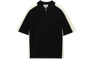 Футболка поло мужская черная COS