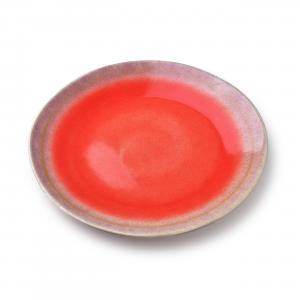 Тарелка Basic Nature Red, керамическая, 22,5/22,5/2,5 см Mondex, красный