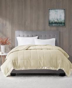 Альтернативное легкое пуховое одеяло Windom с атласной отделкой Madison Park, слоновая кость/кремовый