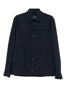 Куртка с карманами на пуговицах Herno, синий