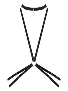 Бархатная сбруя Maison Close, черный