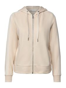 Толстовка с капюшоном на молнии STREET ONE, бежевый/экрю
