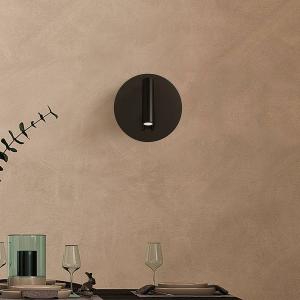 Светодиодный настенный светильник Maytoni Decorative Lighting Ios rund, алюминий - 1 пламя - черный