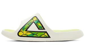 PEAK Тапочки-слайды State Pole Classic Drag, устойчивые к истиранию и скольжению, мужские, белые, зеленые