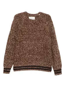 Шерстяной джемпер Gant, коричневый