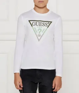 Лонгслив slim fit Guess, белый