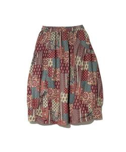 Пышная юбка COLORK в стиле пэчворк с узором пейсли (женская) Gsc Womens Select, цвет Red