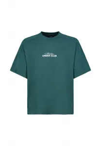 Футболка с принтом в стиле городского клуба Sublevel, Dark-Green