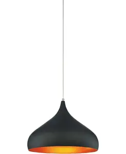 Динамическая люстра на 1 лампу Cwi Lighting, black