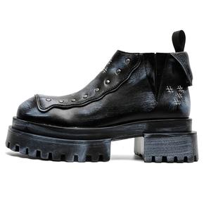 PAVEA Мужские повседневные туфли средней высоты, черные