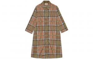 GUCCI Пальто женское бежево-коричневое