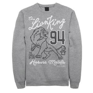 Мужская флисовая футболка с логотипом The Lion King Simba '94 The Circle Of Life Line Art Disney