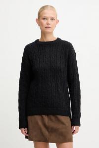 Свитер МАРКОВКА из смесовой шерсти Silvian Heach, черный