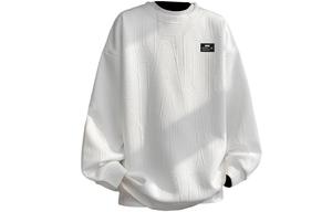 Свитшот Unisex Crew Neck Moderate Heavyweight ZIAREL, белый[removable logo]