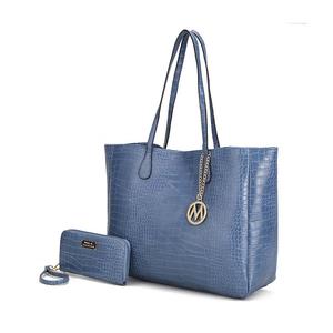 Сет "Sadie" - вместительная сумка-тоут и кошелек MKF Collection By Mia K., Denim