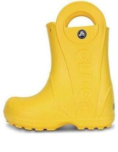 Кроссовки handle it rain boots 'yellow' Crocs, желтый