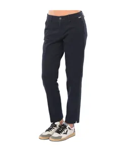 Синие брюки чинос с пуговицей с логотипом. Roy Roger'S, синий