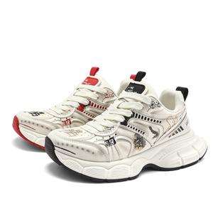 The Simpsons Низкие массивные кроссовки унисекс непарные с улучшенным кожаным верхом, цвет Mismatched[Upgraded-Leather Upper]