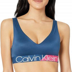Женский бюстгальтер-бралетт Calvin Klein Bold Accents Lightly Lined, Lyria Blue