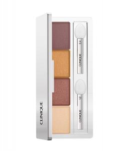 Палитра теней для век CLINIQUE All About Shadow Quad, Morning Java, 4.8g