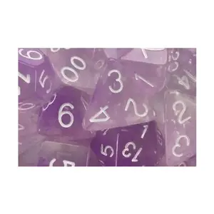 Многогранные игральные кости — аметист, арка d4 с белыми цифрами (15), Game Dice - Diffusion (Role 4 Initiative)