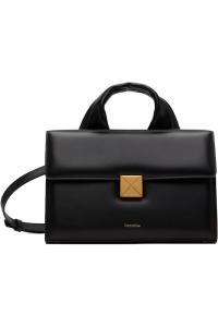 Сумка Sandi lock с замком Nanushka, черный