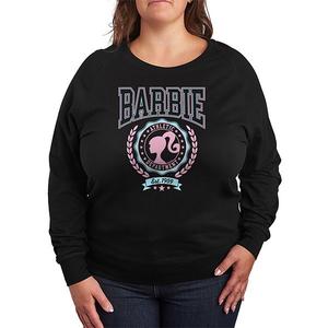 Футболка с длинным рукавом и принтом в стиле varsity Barbie, Black