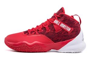Баскетбольные кроссовки мужские среднего размера, большие красные/большие белые Peak
