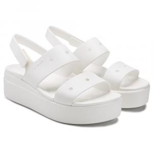 Платформа-сандалии Brooklyn 4u Crocs, white