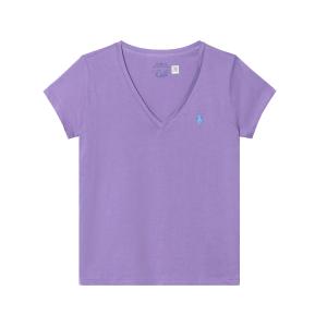 Обычная футболка женская Polo Ralph Lauren, фиолетовый