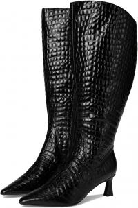 Ботинки Naturalizer Deesha- Extra Wide Calf Boot, Black Leather