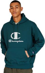 Мужская толстовка Champion C3-BS120, с длинным рукавом, быстросохнущая, эластичная, с логотипом, махровая, с капюшоном, изготовлена из ткани TECH Weave(R)