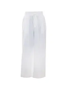 Брюки свободного кроя на завязках Eleh, белый