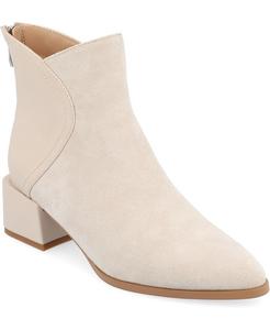 Женские двухцветные ботильоны из пенопласта Consuello Tru Comfort с острым носком Journee Collection, цвет Stone