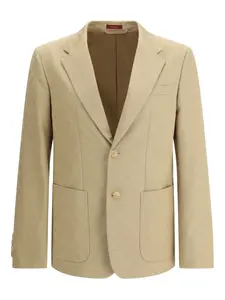 Пиджак с узором GG Supreme Gucci, бежевый