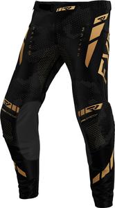 Детские мотокроссовые штаны FXR helium 2025, Black/Gold