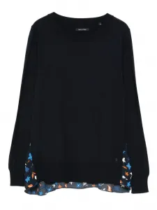 Свитер с цветочным принтом Marc O'Polo, синий