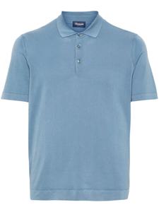 Drumohr рубашка поло тонкой вязки, синий