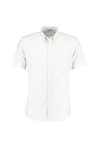 Узкая рубашка с короткими рукавами Kustom Kit, белый