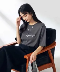 Классическая футболка с логотипом Avv, цвет Dark Gray